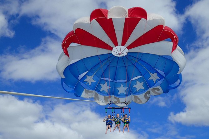 Parasail Flight at Madeira Beach - Taking off from John’s Pass near Madeira Beach