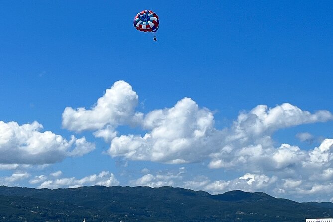 Parasailing above Turquoise Ocean Waters in Montego Bay - Getting there with private transportation
