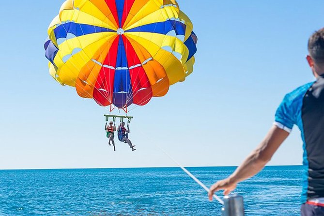 Parasailing Adventure in Bavaro Beach, Punta Cana - Looking Down on Bavaro Beach from 500 Feet