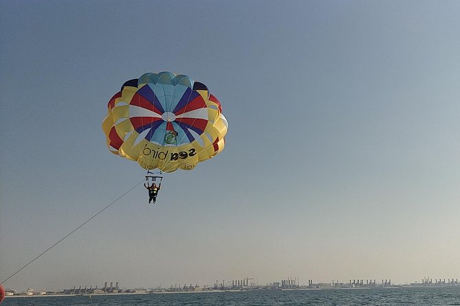 Parasailing Adventure on Jumeirah Beach with Sea Bird water Sports Dubai - The Crew Makes the Difference