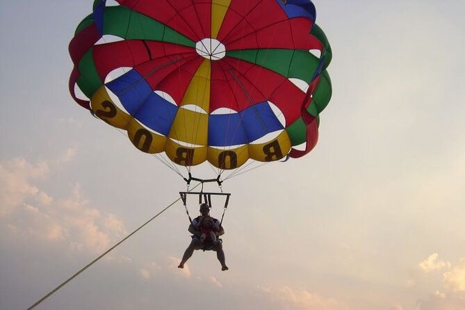 Parasailing Adventure On Marine Try Fly - Sharm El Sheikh - Seeing Naama Bay from 50 meters up