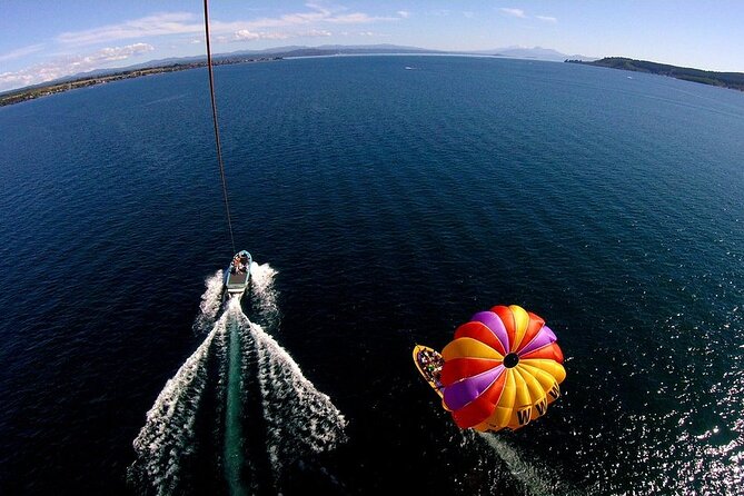 Parasailing Adventure over Lake Taupo - Rising to 1,000 feet above Lake Taupo