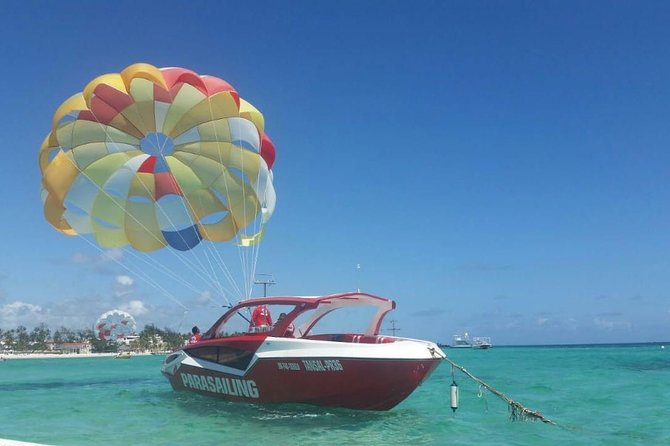 Parasailing Adventure Punta Cana - The boat ride and the flight itself
