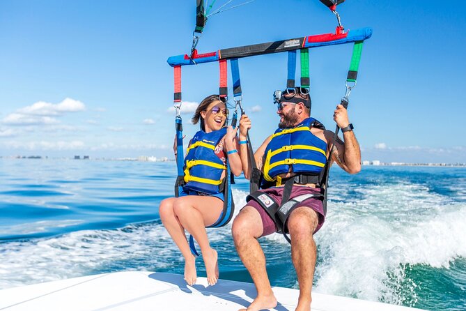 Parasailing Adventure with Private Transfer From Hurghada - Preparing for takeoff at Hurghada Marina