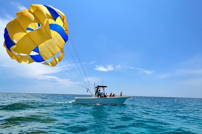 Parasailing along Fort Lauderdale Beach - The 10-minute flight is quieter than you expect