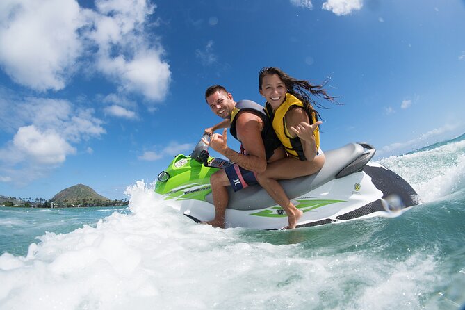 Parasailing and Jetski Experience in Maunalua Bay - The jet ski portion is more controlled than adventurous