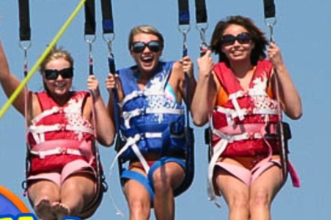 Parasailing Experience in Destin - Watching for Dolphins From the Boat