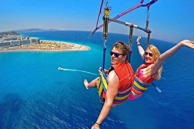 Parasailing Experience in Hurghada with private Transfer - Harnessing up for the Red Sea flight