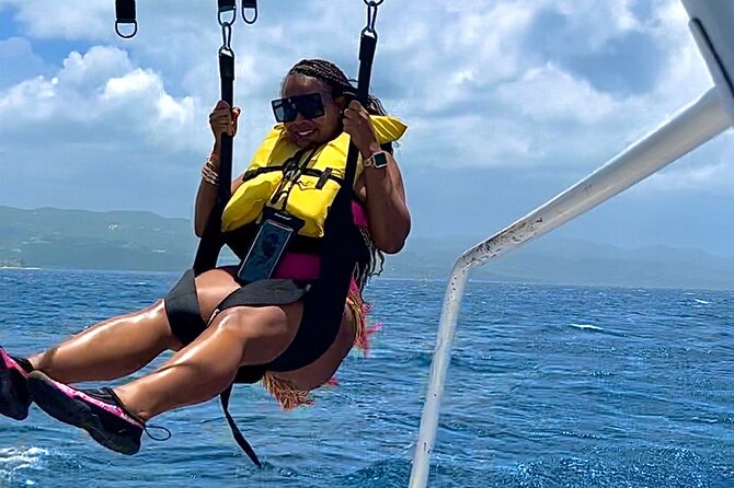 Parasailing Experience in Montego Bay - Montego Bay from a parasail
