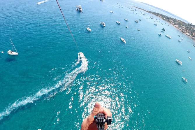 Parasailing flight two people, in Mandelieu-Cannes - A family-friendly first flight
