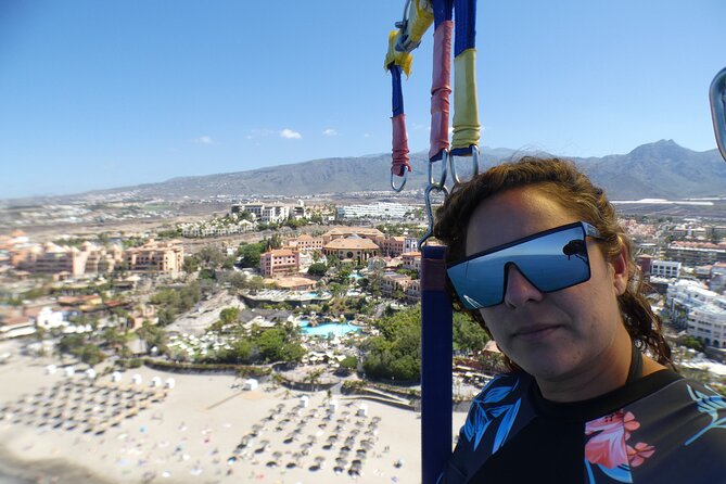 Parasailing flights on the coast of Adeje in Tenerife - What the $64.88 price really covers