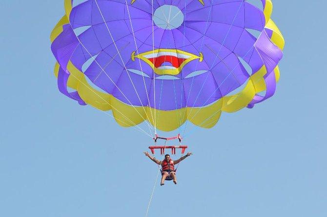 Parasailing Fly Catch the Sky With Private transportation - Sharm El Sheikh - Taking off above Naama Bay