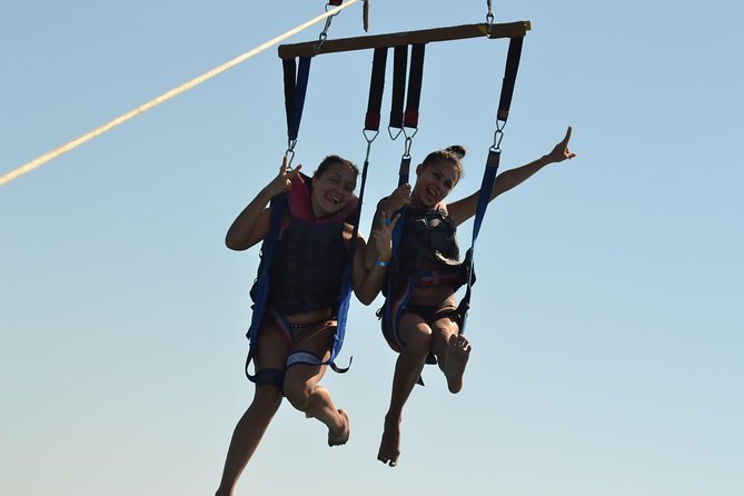 Parasailing Fly to The Sky On Marine - Hurghada - The actual flight at 45 meters