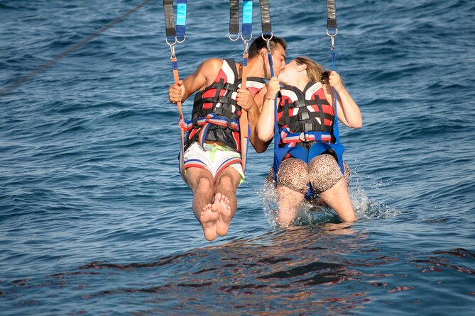 Parasailing from Albufeira Marina by Boat - Single, double, and triple flights
