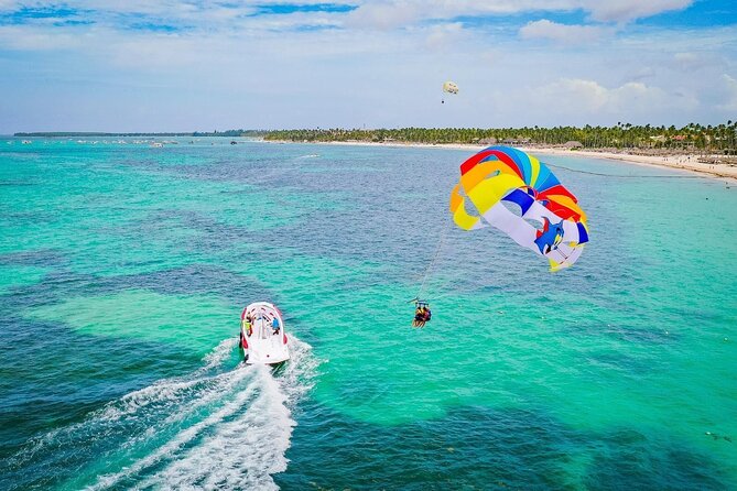 Parasailing in Bavaro - The view from the parasail