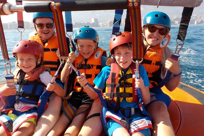 Parasailing in Fuengirola - The Highest Flights on the Costa - Flying together, weight limits, and children
