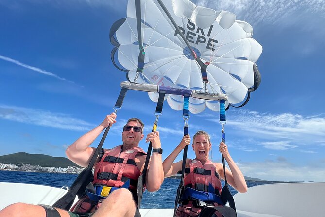 Parasailing in Ibiza with HD Video Option - Flying above Ibiza’s north coast