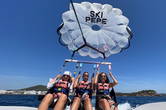 Parasailing in Ibiza with HD Video Option - The flight itself, from launch to landing
