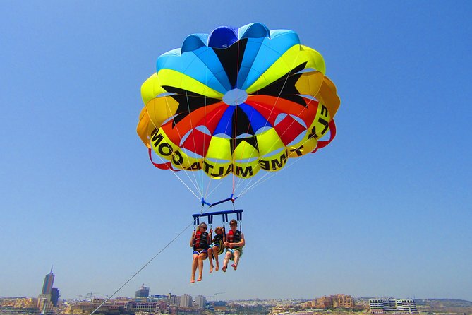 Parasailing In Malta - Taking off from Spinola Jetty in St Julian’s