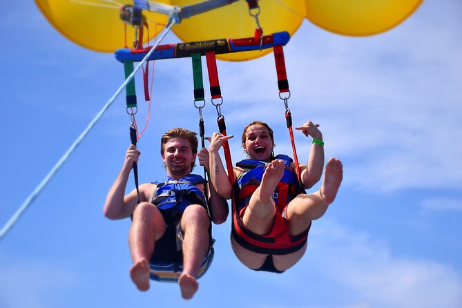 Parasailing in Waikiki from Oahu Hawaii - What the boat route adds
