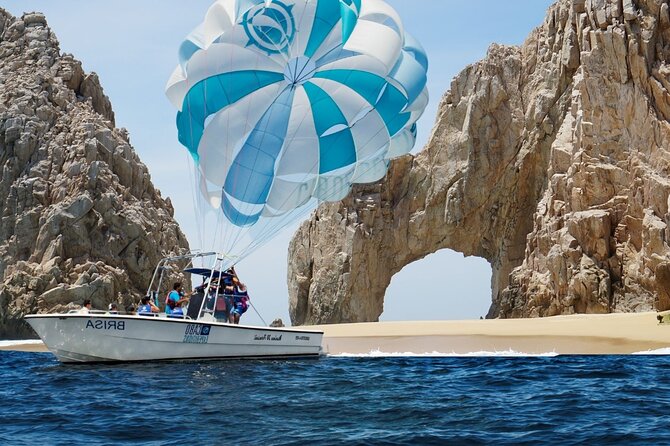 Parasailing Los Cabos Adventure - Rising above Land’s End