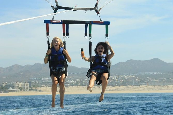 Parasailing Los Cabos Adventure - The Arch, Lover’s Beach, and Cabo’s shoreline