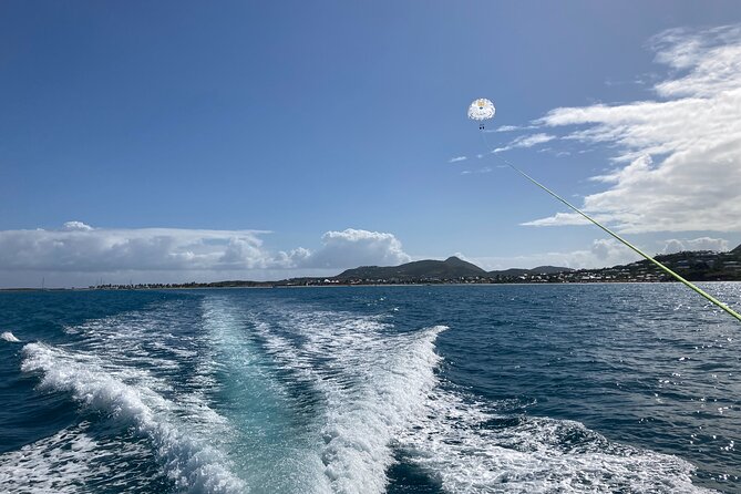 Parasailing Orient Bay Beach Sint Maarten - Photos, Phones, and Personal Belongings