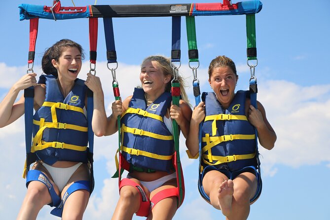 Parasailing Over Historic Charleston Harbor - Flying above Charleston Harbor from Mount Pleasant