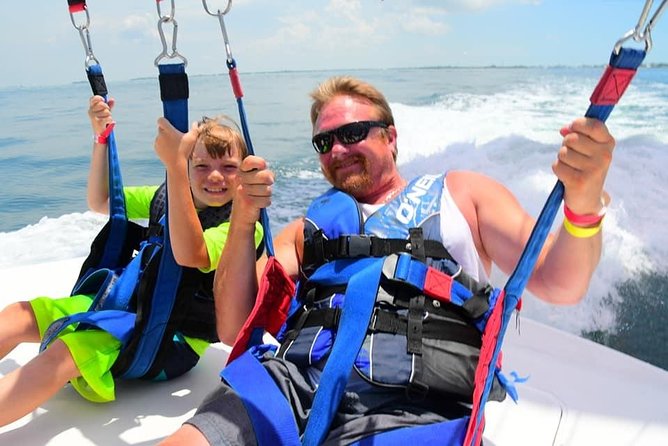 Parasailing over the Historic Key West Seaport - Who will enjoy this most