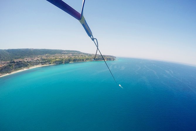 Parasailing Single Flight to Tropea in Small Group - Capo Vaticano adds the wider coastal view