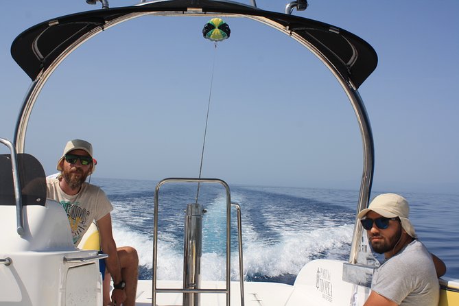 Parasailing Single Flight to Tropea in Small Group - Tropea and Tropea Beach from the boat