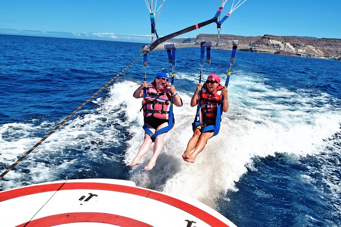 Parasailing Tours Puerto Rico - Taking off from Puerto Rico in Gran Canaria