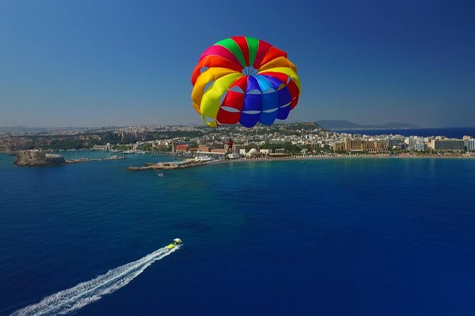 Private Parasailing at Rhodes Elli Beach - How the beach stop works