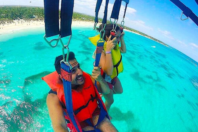 Private Parasailing Experience in Punta Cana - Boarding the speedboat for the coast