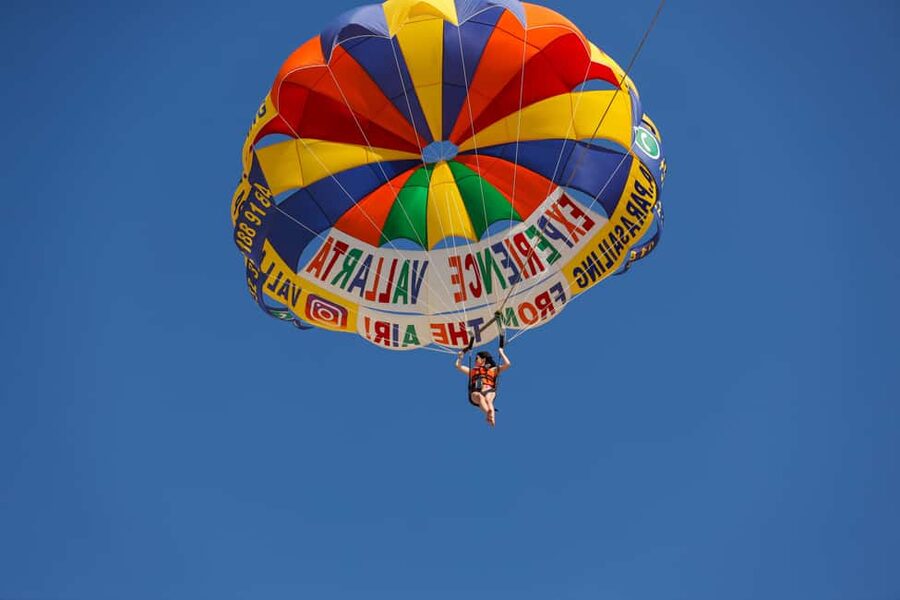 Puerto Vallarta: Parasailing Adventure - Taking off from Playa del Holi