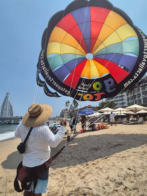 Puerto Vallarta: Private Parasailing Experience - Taking off above Puerto Vallarta’s Romantic Zone