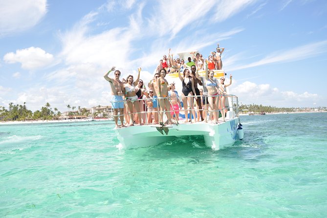 Punta Cana Parasailing & Snorkeling Cruise Experience - The catamaran is half cruise, half floating party