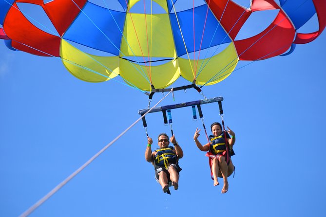 Punta Cana Party Cruise with Snorkeling, Hooka Diving and Parasailing - Trying the hooka underwater breathing system
