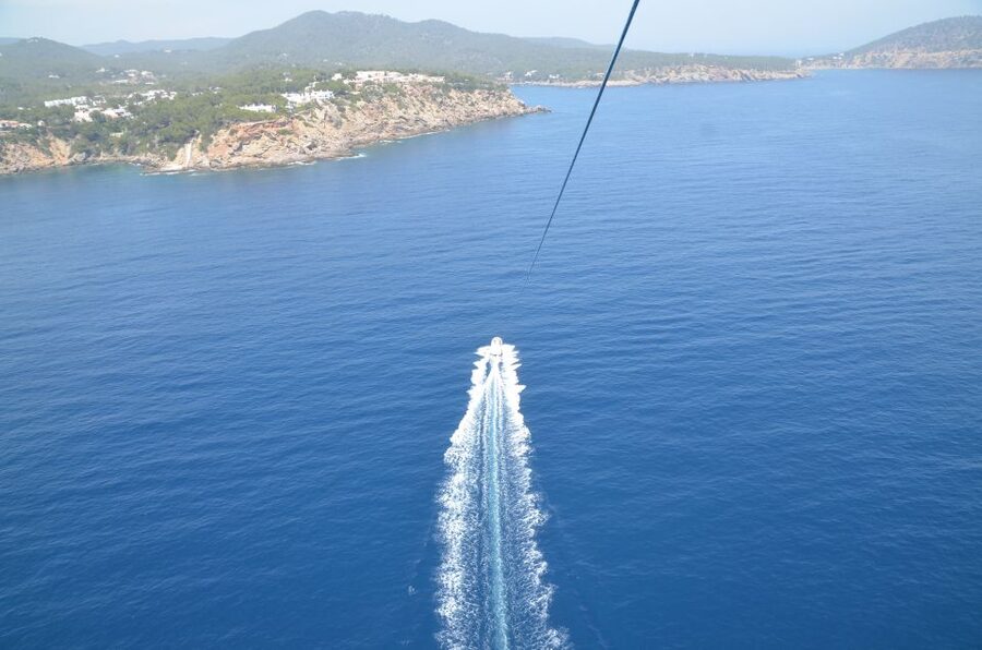 Santa Eulària des Riu: Parasailing Boat Cruise with Drinks - What happens at Dock D-60