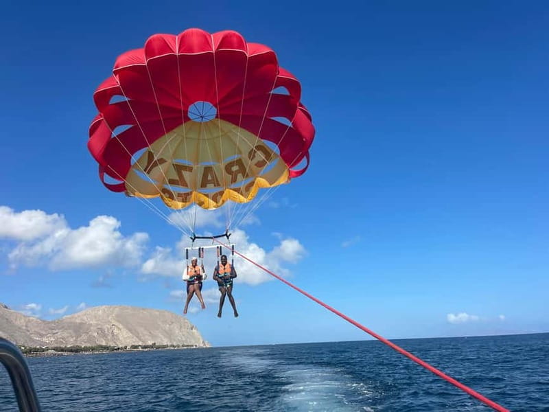 Santorini: Parasailing ExperiencePerissa,Perivolos,St.George - Key points at a glance