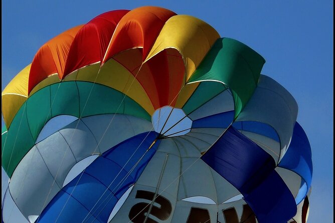 Santorini: Parasailing Flight Experience at Black Beach - Taking off from Santorini’s Black Beach