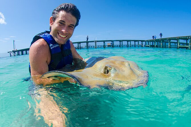 Sharks & Stingrays Snorkeling in Punta Cana with Parasailing - Meeting nurse sharks and stingrays in a managed marine area