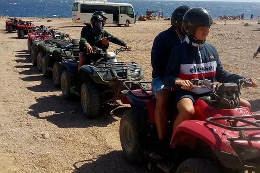 Sharm El-Sheikh: Parasailing, Camel Ride, Dive & Quad Bike - Camel riding adds a slower desert moment