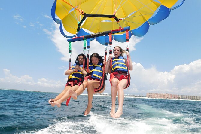 Sky High Parasailing From Marina Cafe - Destin Florida - The Safety Briefing Comes First
