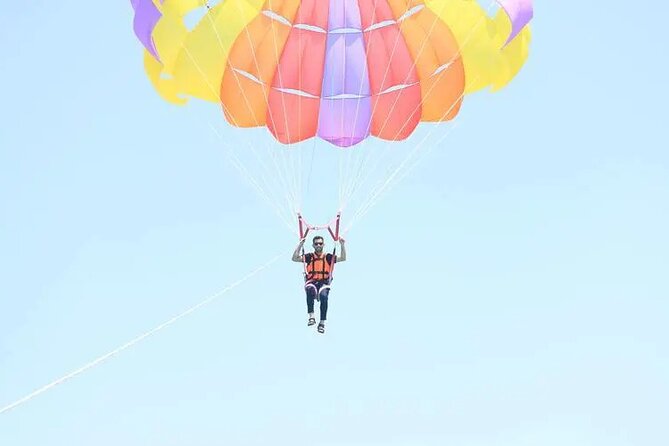 Sky-High Thrills Parasailing over Sharm El Shaikh's Crystal Water - The briefing, harness, and boat departure
