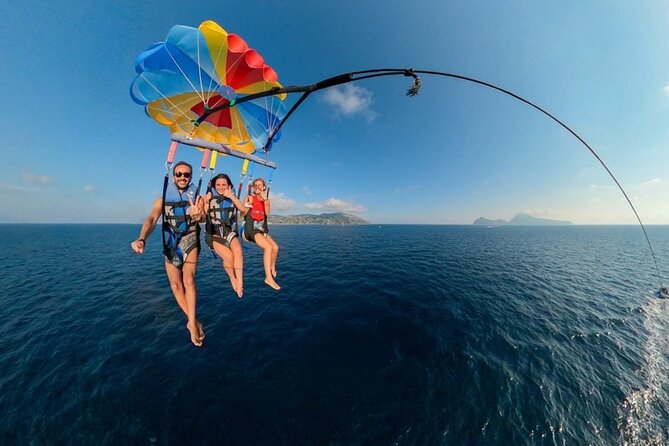 Sky-High Thrills Parasailing over Sharm El Shaikh's Crystal Water - Five to seven minutes above the Red Sea