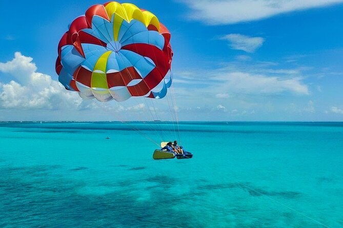 Sky Rider Oceanside Parasailing Experience in Cancun - A calm flight with a choice at the end