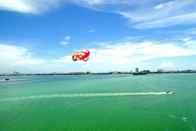 Skyrider Parasailing Tour with Panoramic View of Cancun - Ten minutes above Nichupte Lagoon