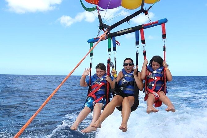 Speed Boat Activity with Snorkeling and Parasailing in Punta Cana - Bávaro natural pool adds a relaxed stop