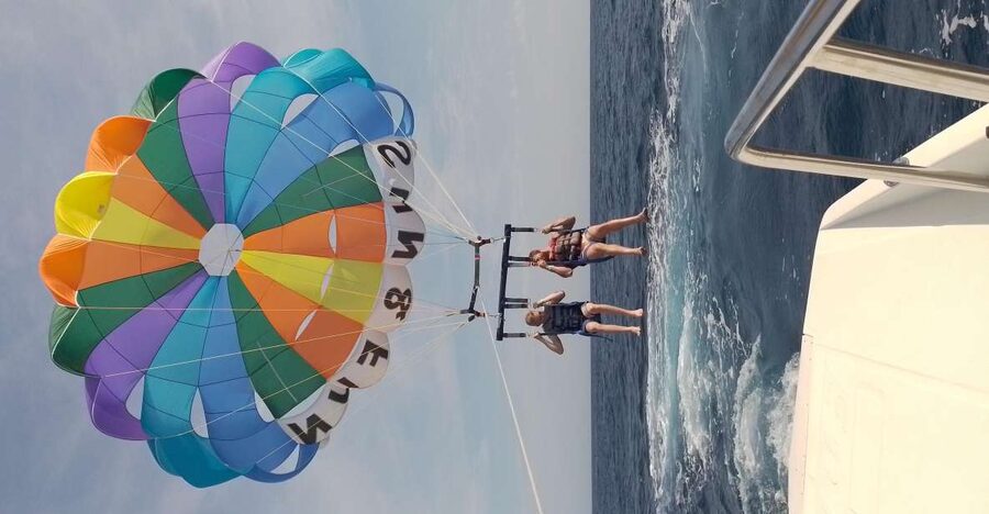 St. Julian's: Malta Parasailing Adventure with Photos - Photos and videos after the ride